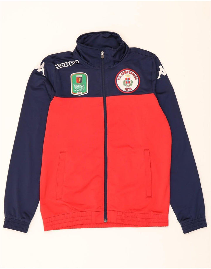 KAPPA Mens Graphic Tracksuit Top Jacket Small Navy Blue Colourblock Vintage Kappa and Second-Hand Kappa from Messina Hembry 