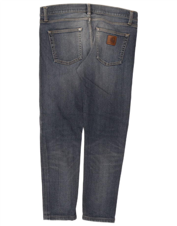 CARHARTT Mens Slim Jeans W32 L27 Blue Cotton