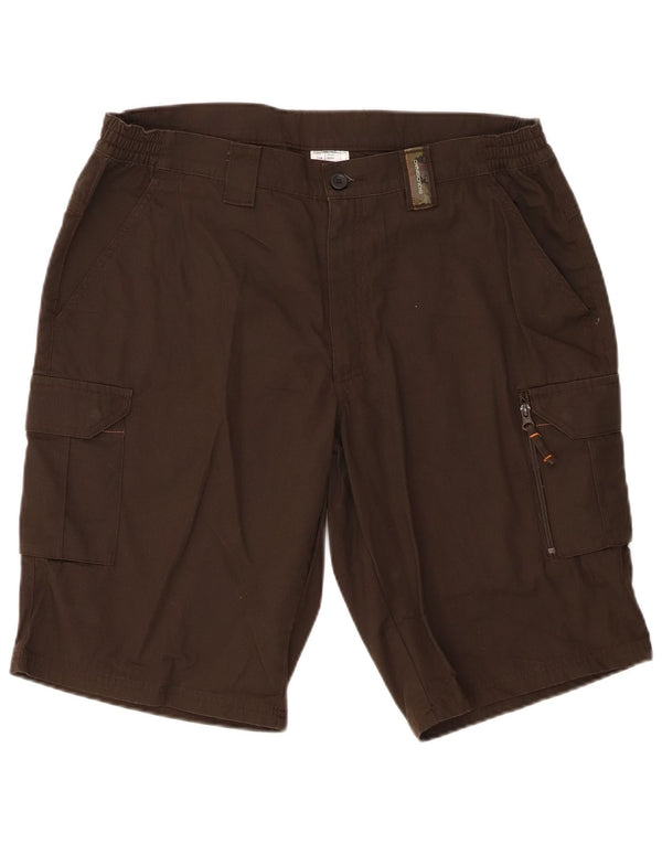 Decathlon Mens Cargo Shorts XL W38  Brown Polyester
