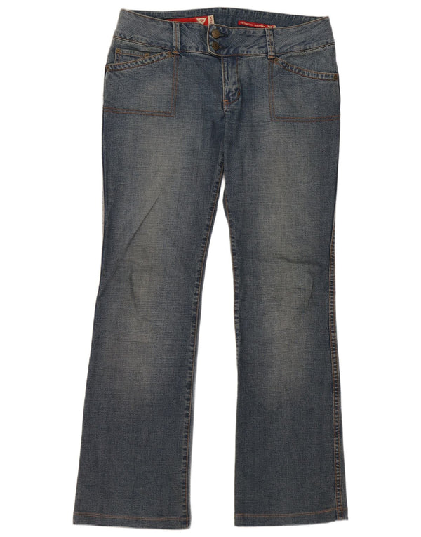Guess Womens Bootcut Jeans W32 L32 Blue Cotton