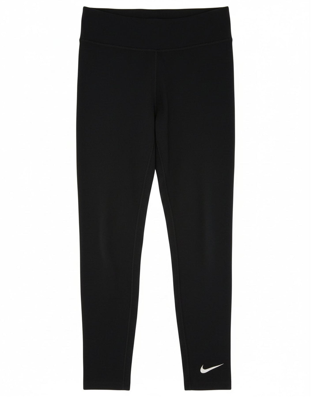 Nike Womens Dri Fit Leggings UK 14 Large  Black Polyester
