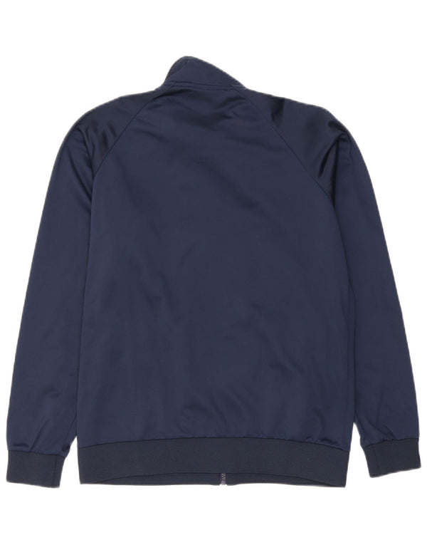 Asics Mens Tracksuit Top Jacket Small Navy Blue Polyester