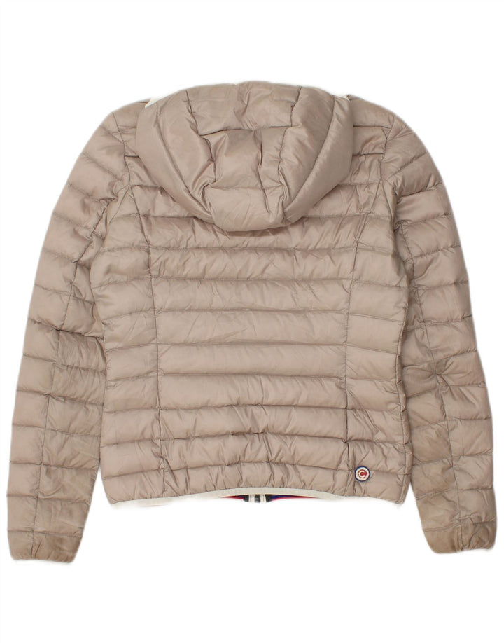 Colmar Womens Hooded Padded Jacket IT 40 Small Beige