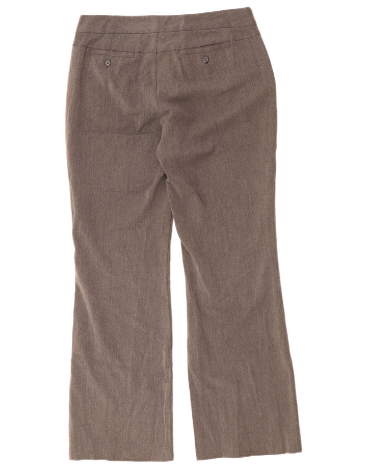 Dockers Womens Mid Rise Casual Trousers US 8 Medium W33 L32 Brown Polyester