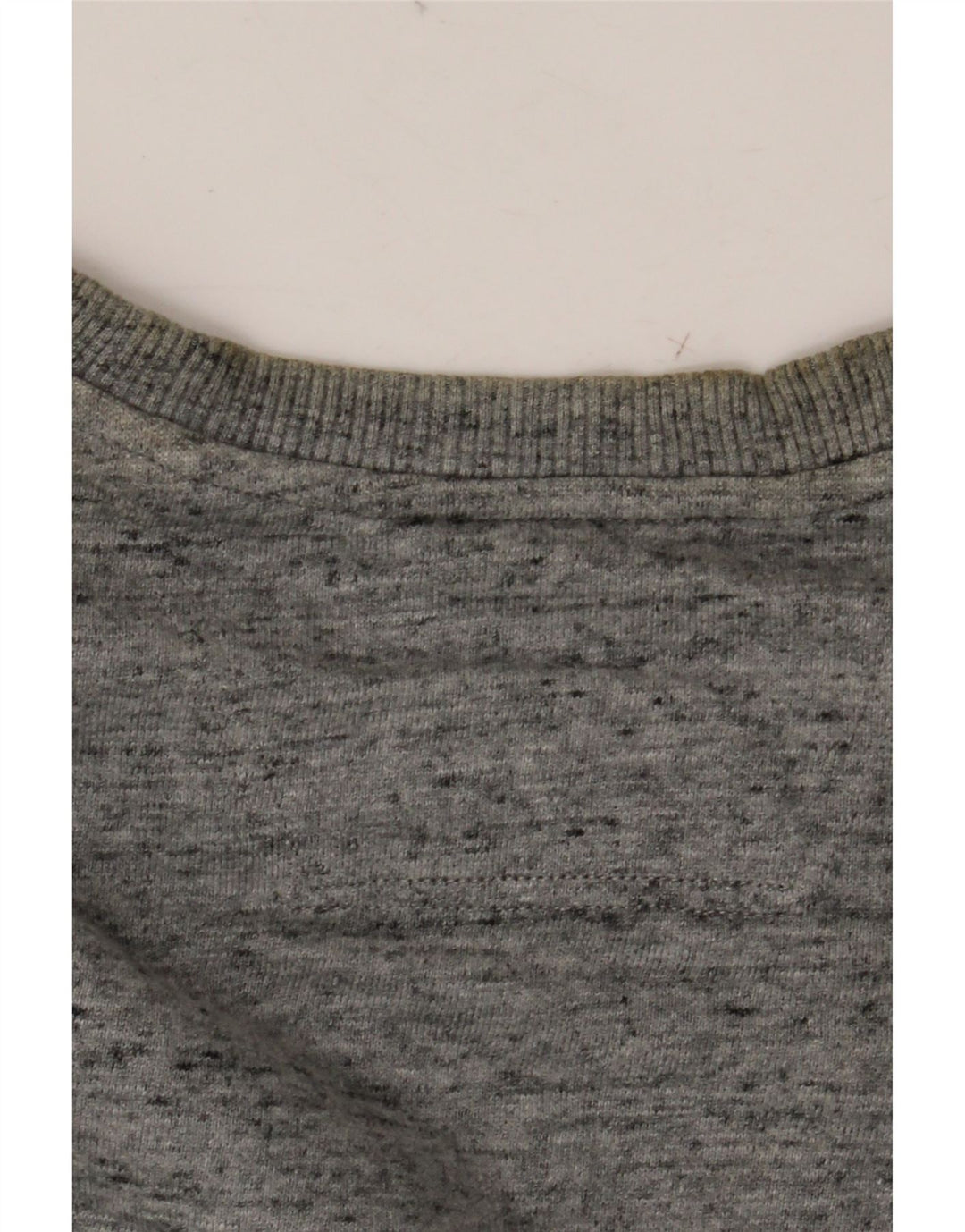 CALVIN KLEIN JEANS Mens Graphic Sweatshirt Jumper Small Grey Flecked