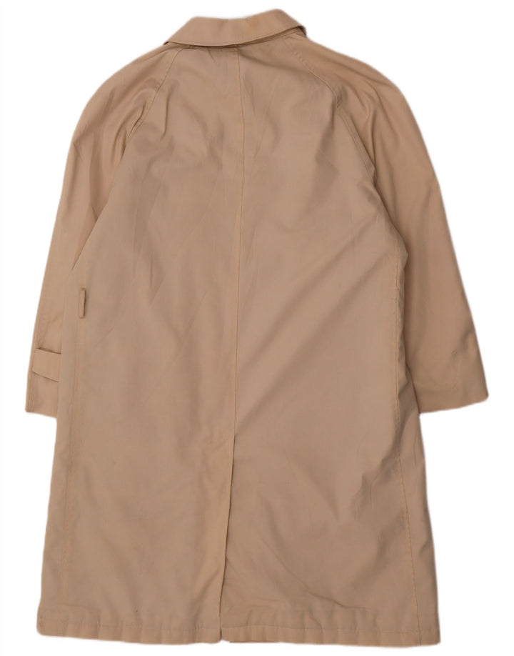 Cerruti 1881 Mens Overcoat IT 46 Small Beige Cotton