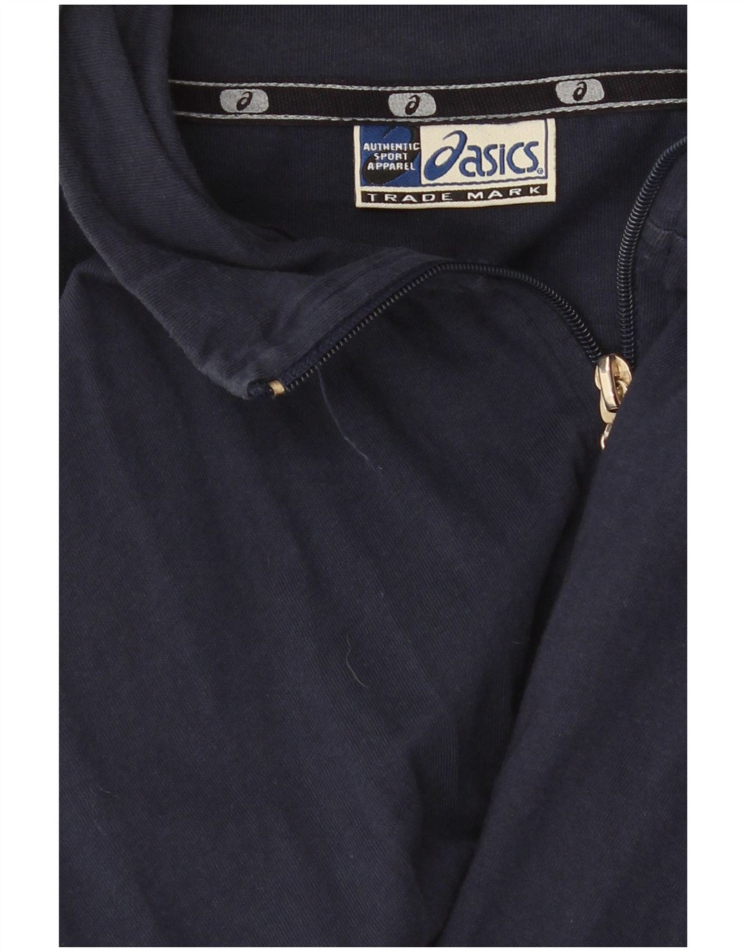 Asics Mens Tracksuit Top Jacket Small Navy Blue