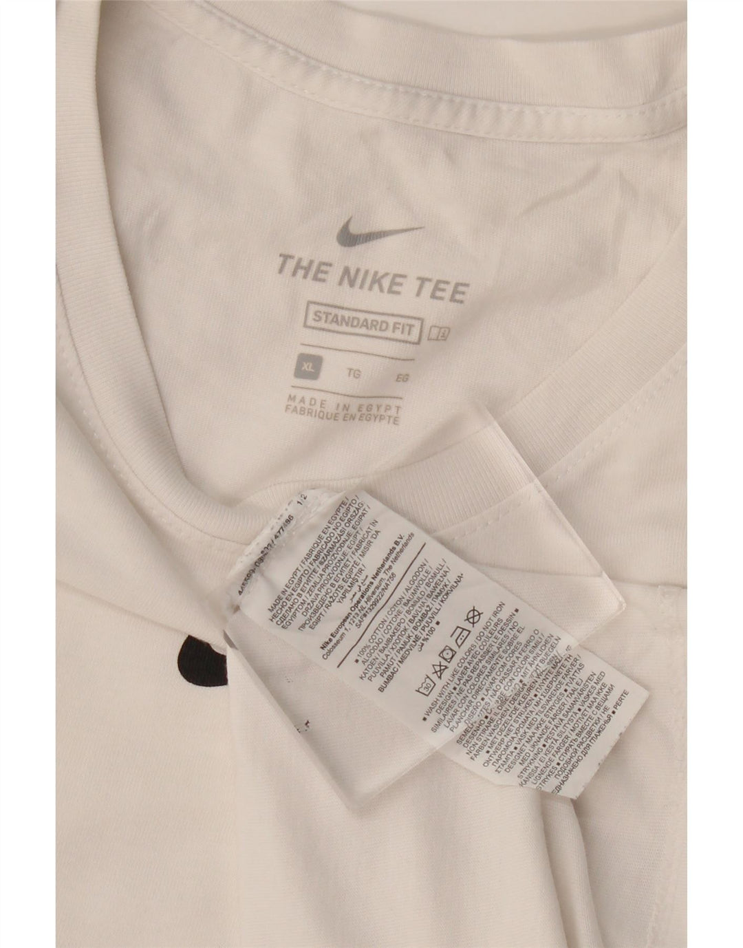 NIKE Mens Standard Fit Graphic T-Shirt Top XL White