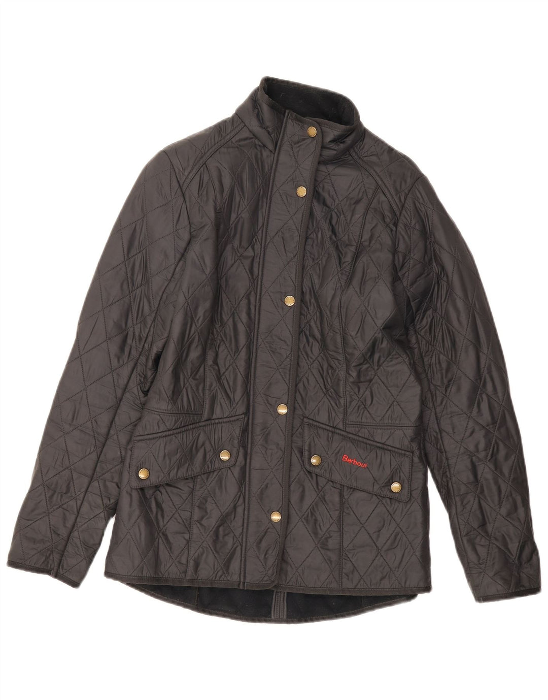 Barbour Womens Quilted Jacket UK 10 Small Black Classic