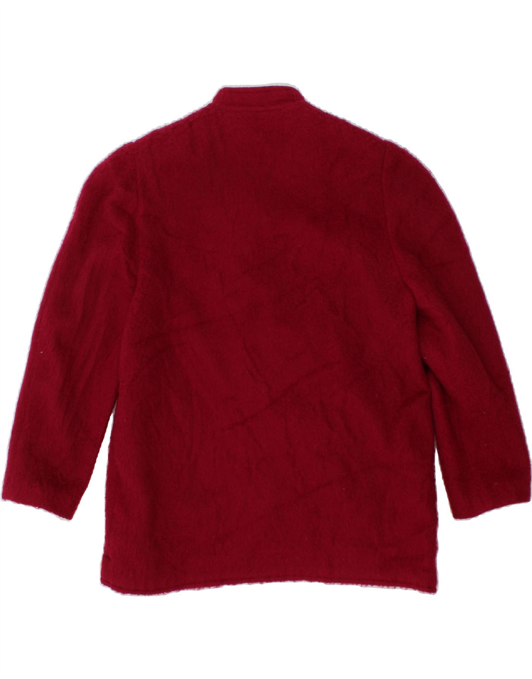 VINTAGE Womens Overcoat UK 14 Medium Red Vintage Vintage and Second-Hand Vintage from Messina Hembry 