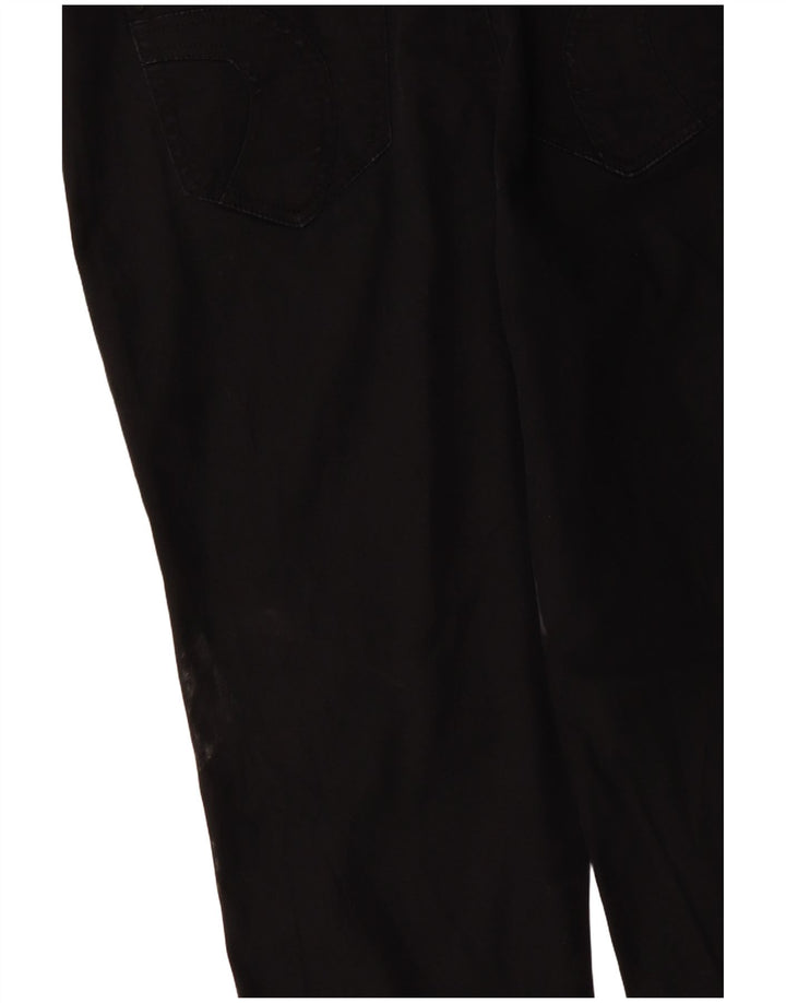 Dkny Womens Bootcut Jeans US 16 2XL W32 L31 Black Cotton