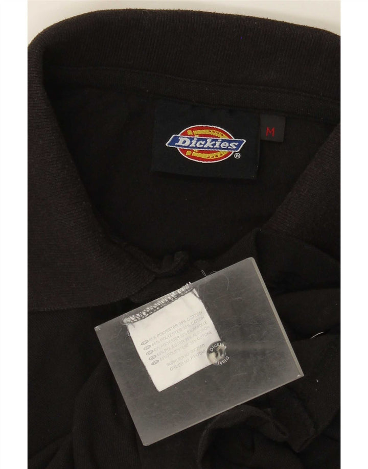 Dickies Mens Polo Shirt Medium Black Polyester