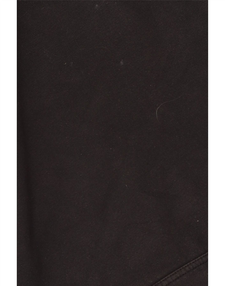 ADIDAS Womens Hoodie Jumper UK 16 Large Black Cotton