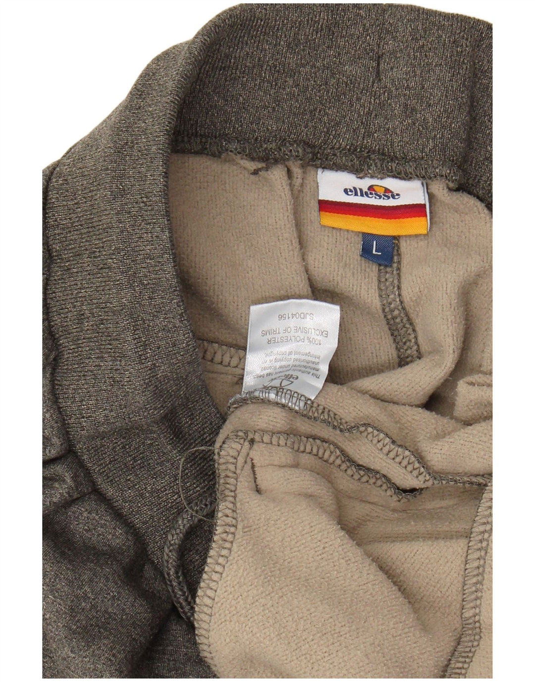 ELLESSE Mens Tracksuit Trousers Joggers Large  Grey Flecked Polyester