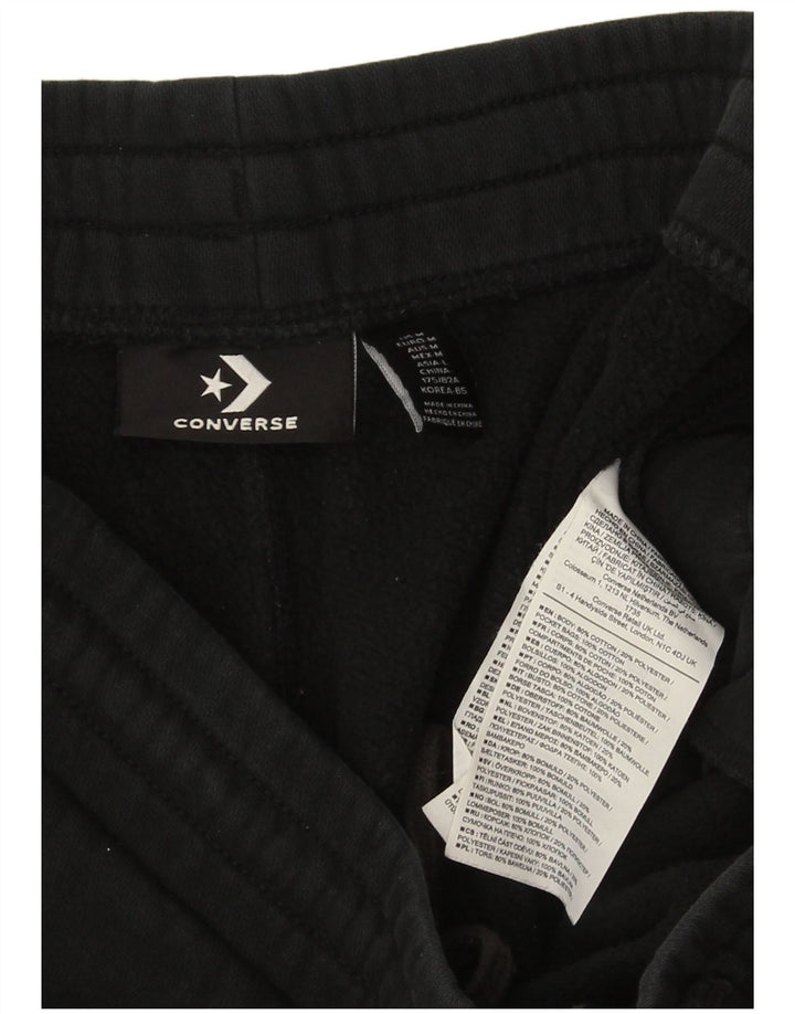 Converse Mens Graphic Tracksuit Trousers Joggers Medium  Black Cotton