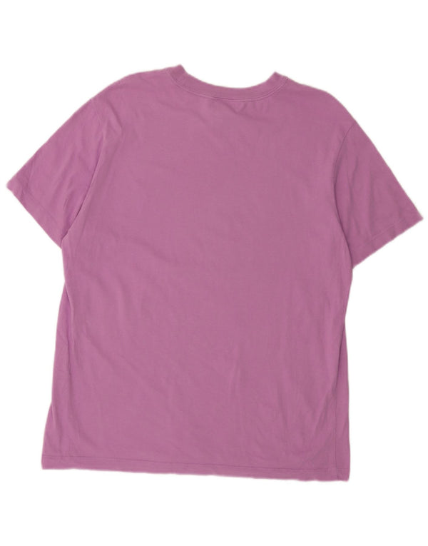 NIKE Mens T-Shirt Top Small Purple Cotton