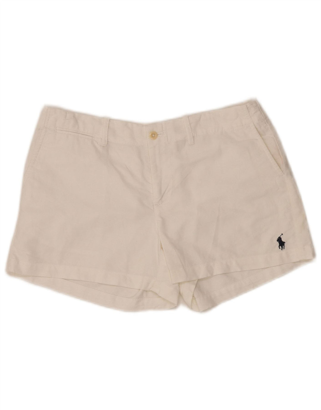 Ralph Lauren Womens Chino Shorts US4 Small W30  White Cotton