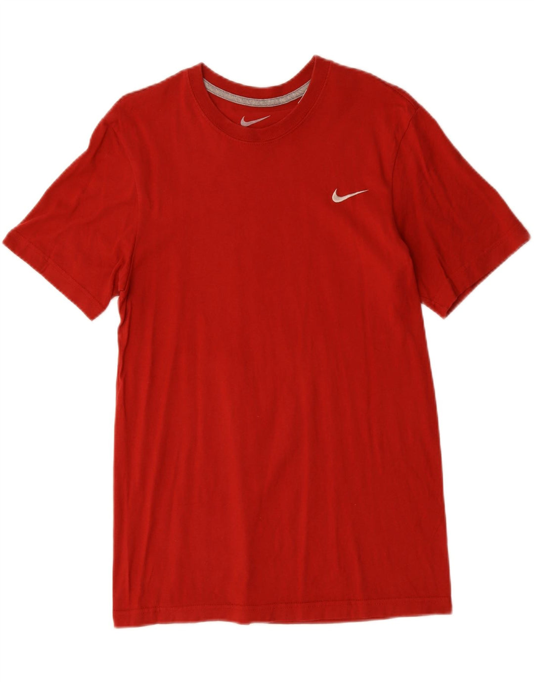 NIKE Mens Coupe Standard Standard Fit T-Shirt Top Small Red Cotton