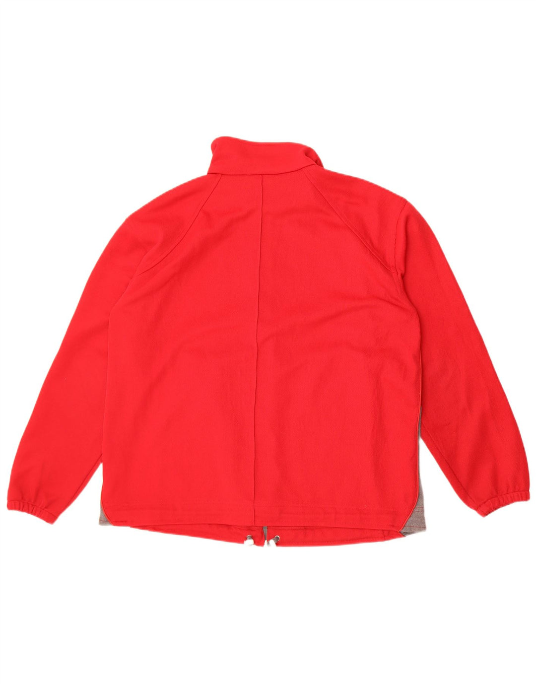 Diadora Womens Tracksuit Top Jacket UK 16 Large Red Colourblock Polyester