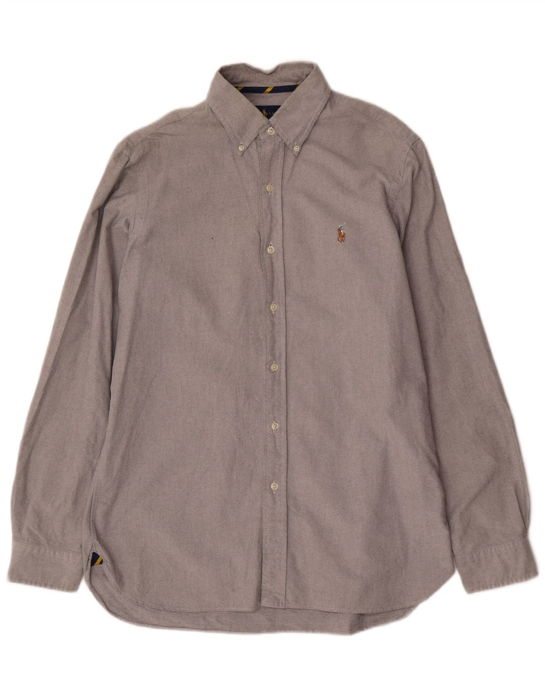 Ralph Lauren Mens Shirt Medium Grey Cotton