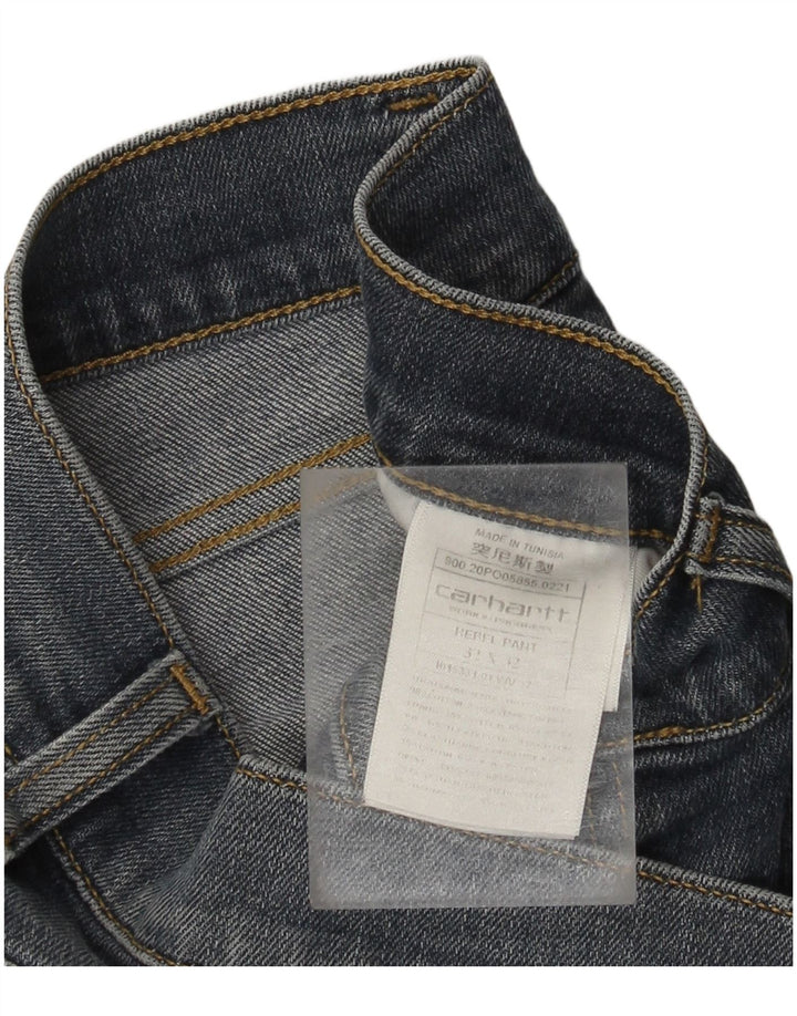 CARHARTT Mens Slim Jeans W32 L27 Blue Cotton