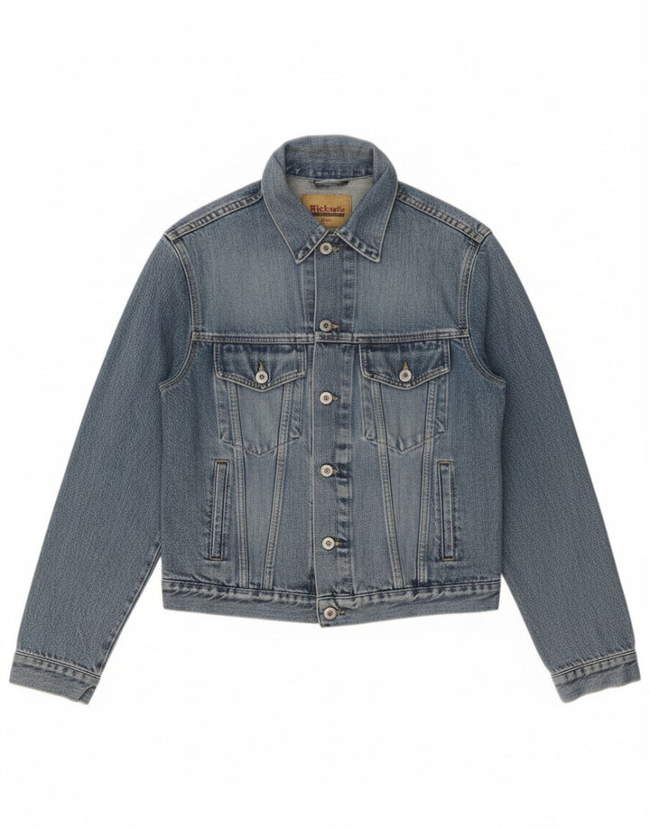 Pickwick Mens Denim Jacket UK 38 Medium Blue Cotton