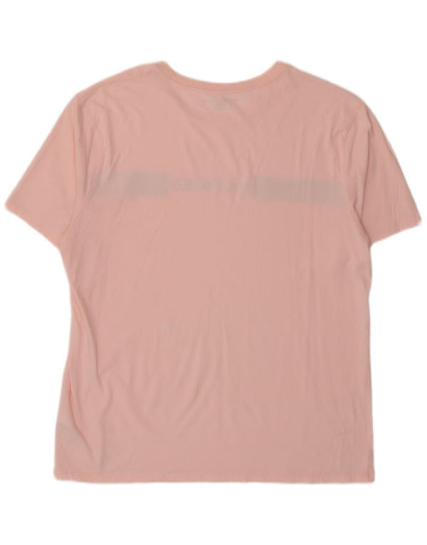 Tommy Hilfiger Mens Graphic T-Shirt Top XL Pink Cotton