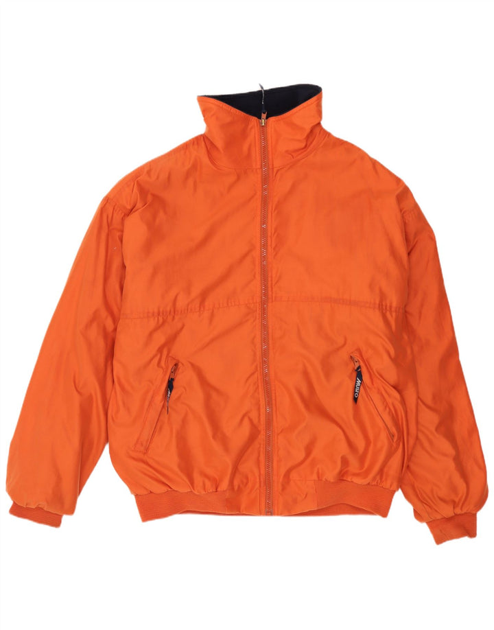Musto Mens Windbreaker Jacket UK 38 Medium Orange Polyester