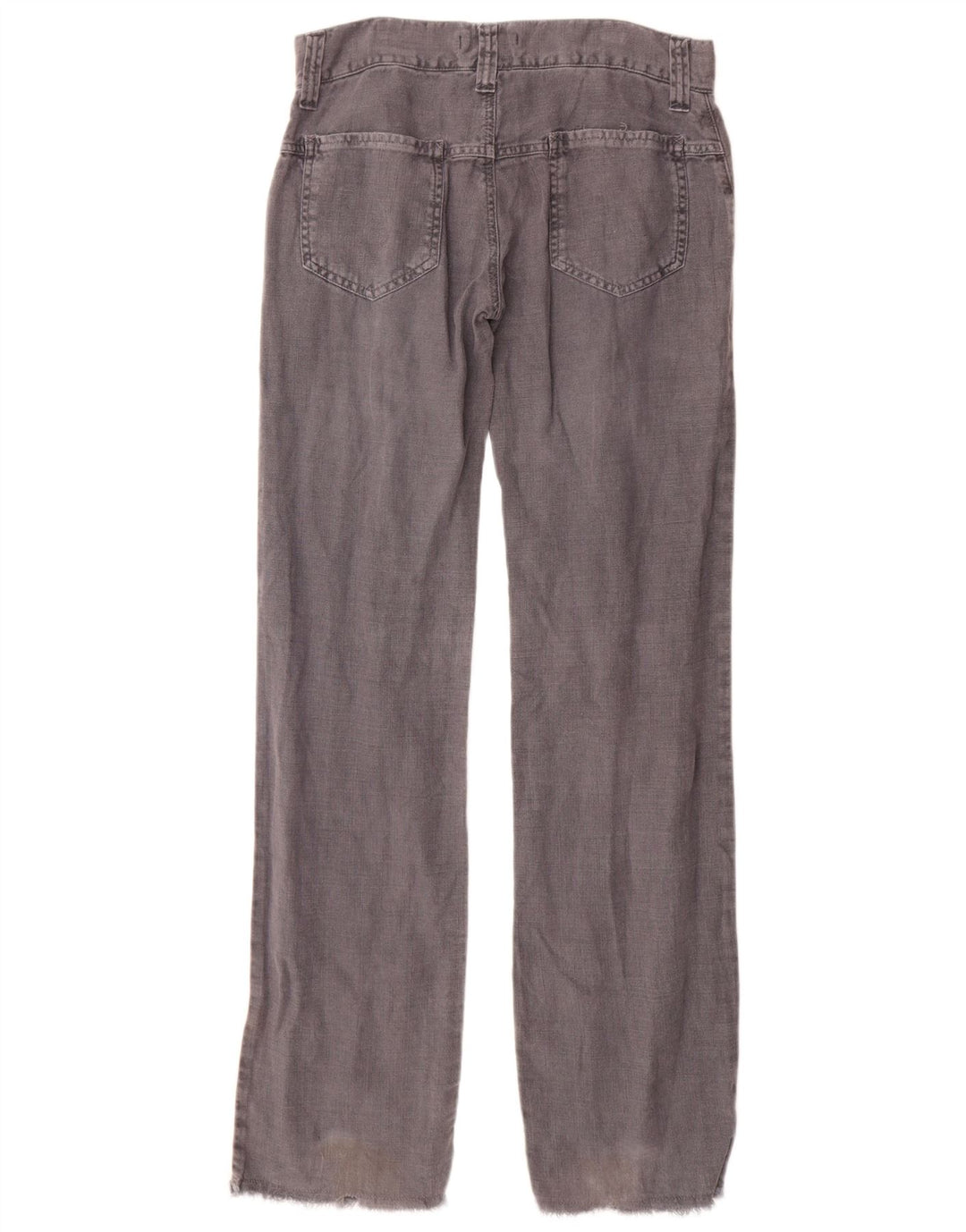 Dolce & Gabbana Womens Straight Casual Trousers IT 44 Medium W30 L34 Grey