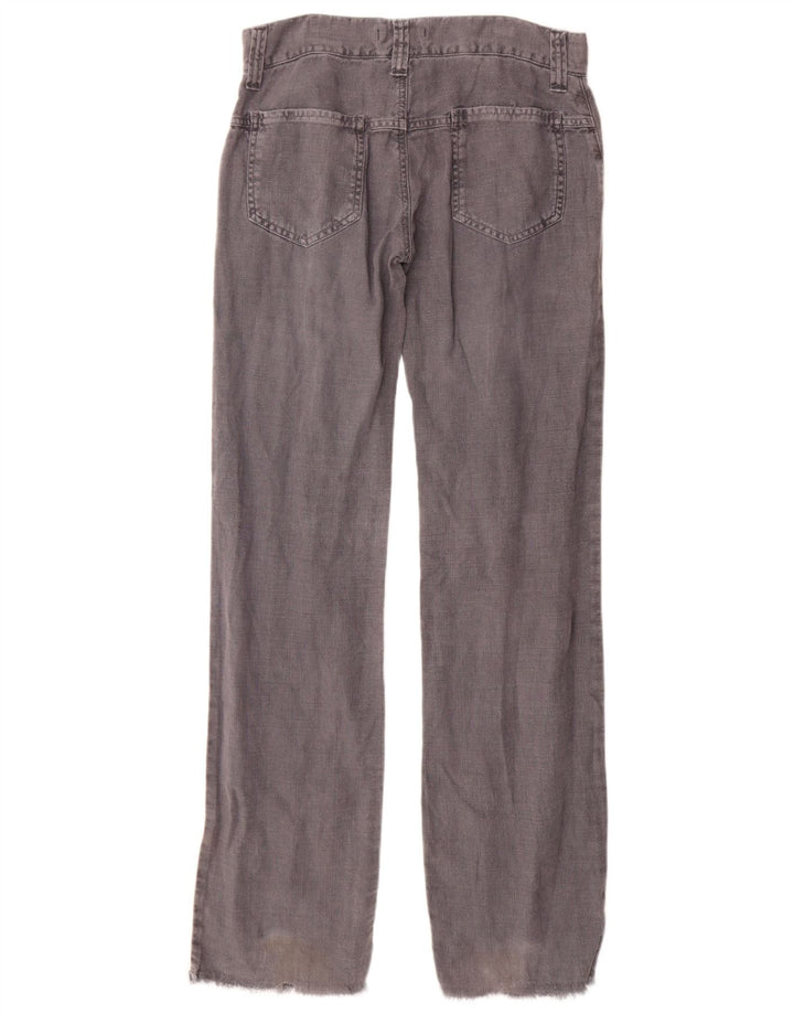 Dolce & Gabbana Womens Straight Casual Trousers IT 44 Medium W30 L34 Grey