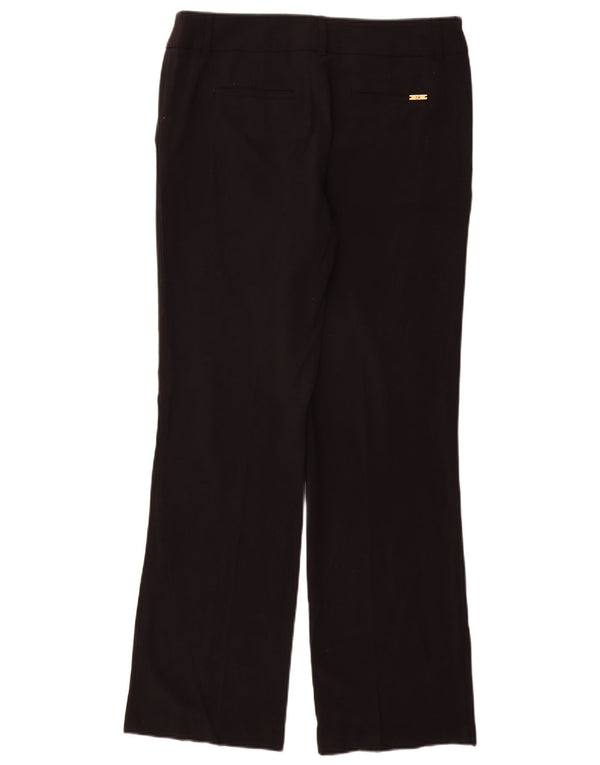 Calvin Klein Womens Bootcut Casual Trousers US 8 Medium W28 L32 Black