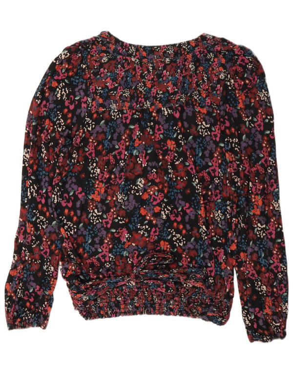 Fat Face Womens Long Sleeve Blouse Top UK 12 Medium Multicoloured Floral