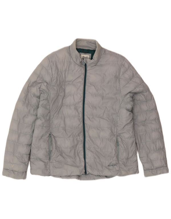 Weird Fish Womens Padded Jacket UK 18 XL Blue Nylon