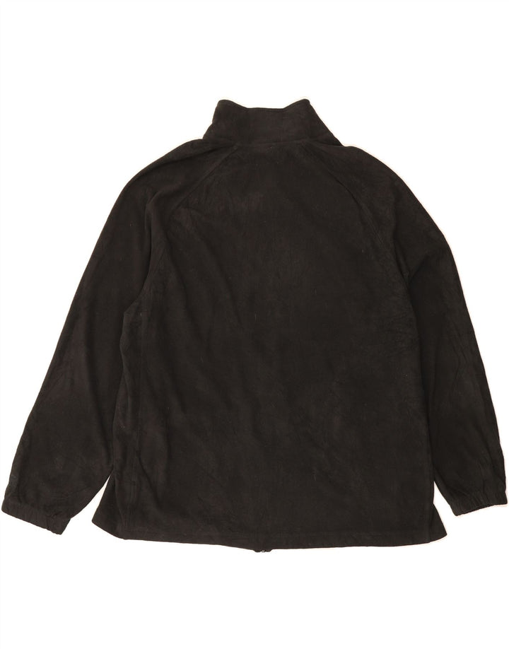 STARTER Mens Fleece Jacket UK 44 2XL Black Polyester Vintage Starter and Second-Hand Starter from Messina Hembry 