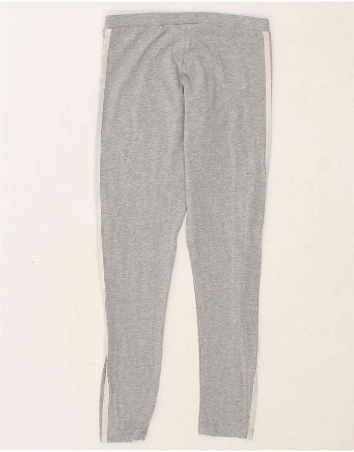 ADIDAS Womens Leggings UK 10 Small Grey Cotton Vintage Adidas and Second-Hand Adidas from Messina Hembry 