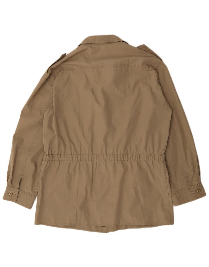 Vintage Mens Military Utility Jacket UK 38 Medium Beige