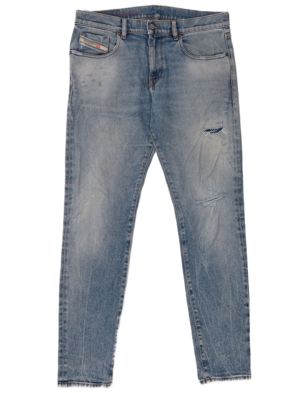 Diesel Womens Slim Jeans W33 L32 Blue Cotton
