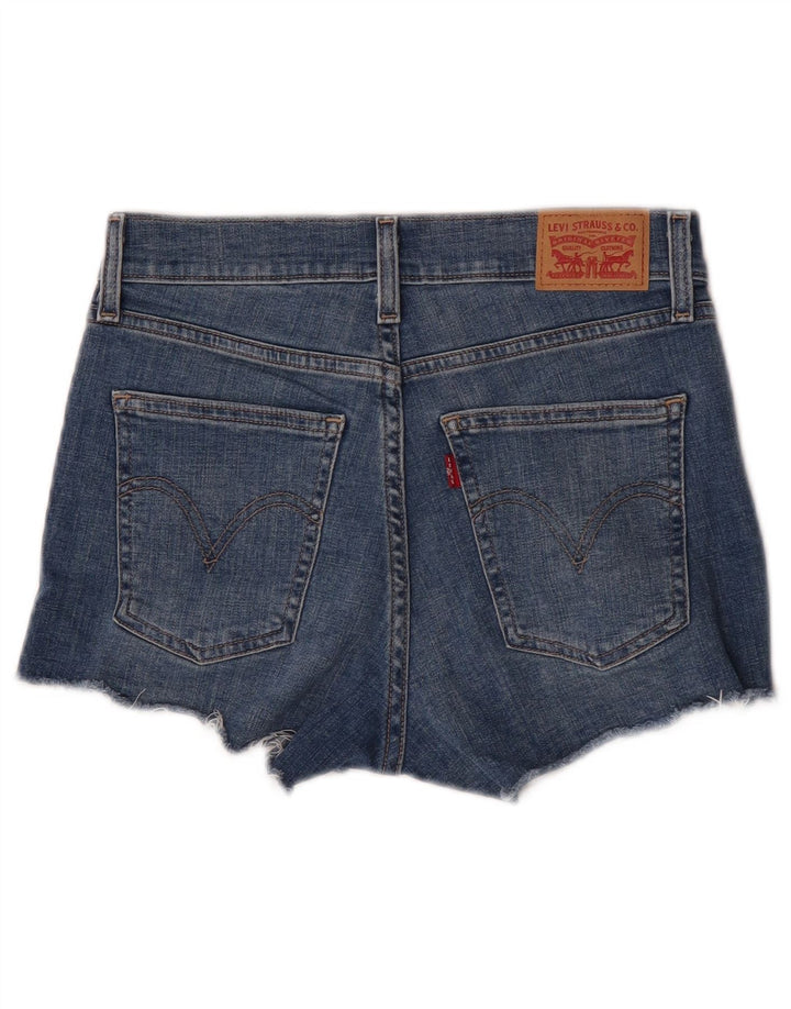 Levi's Womens Distressed Denim Shorts W26 Small Blue