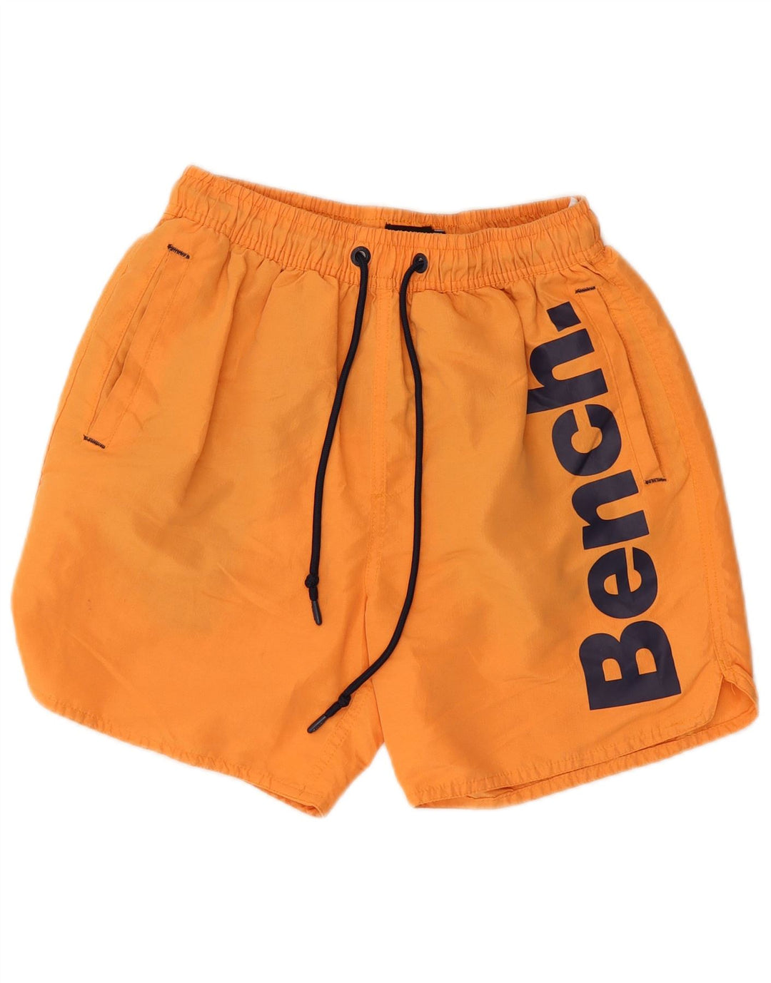 Bench Mens Graphic Swimming Shorts Small Orange Polyester