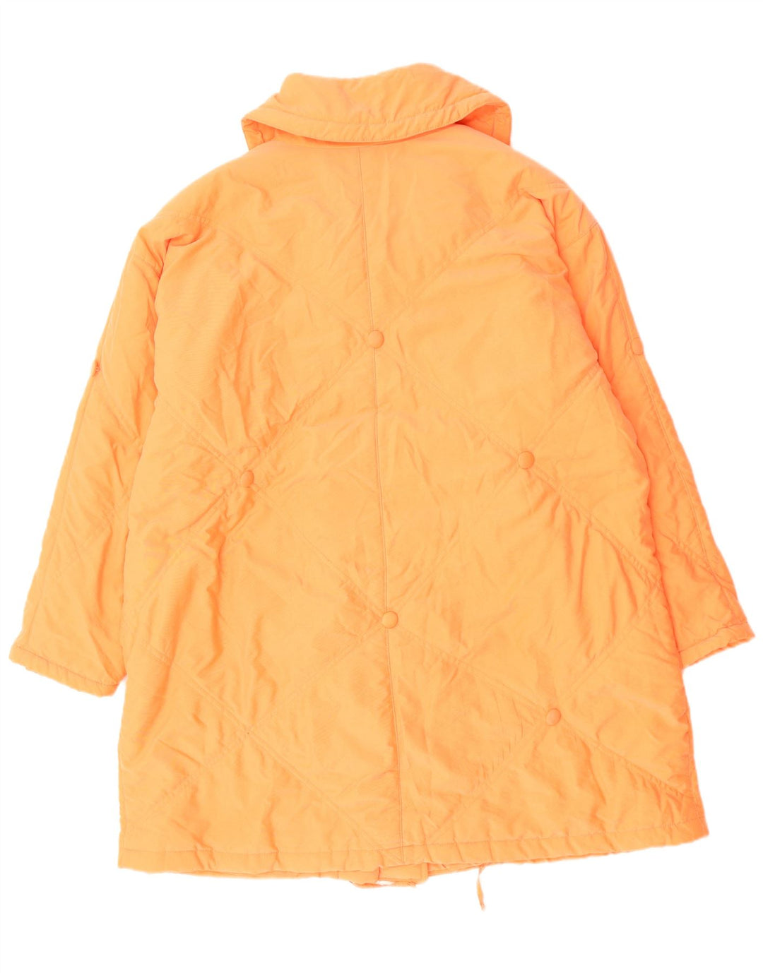 YESSICA Womens Padded Coat US 21 3XL Orange Polyester