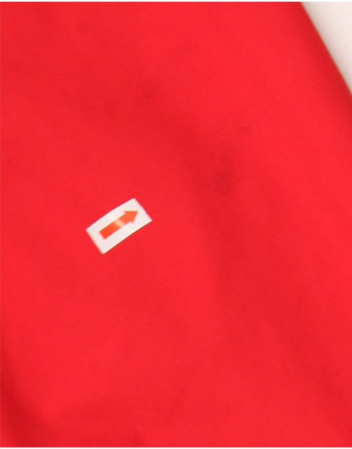 THE NORTH FACE Womens Hyvent Oversized Hooded Rain Jacket UK 36 Small Red