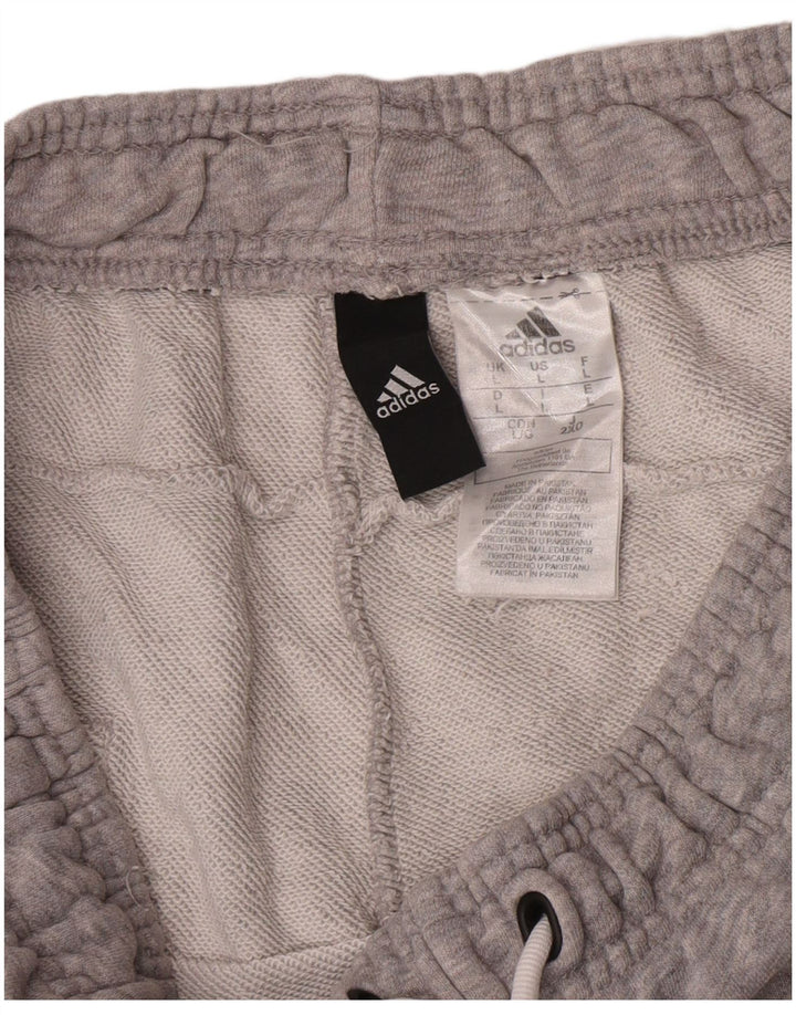Adidas Mens Graphic Sport Shorts Large  Grey Cotton
