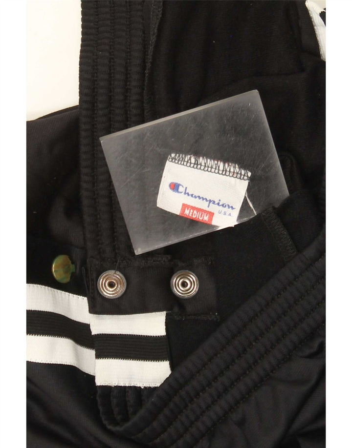 Champion Mens Tracksuit Trousers Medium Black Polyester