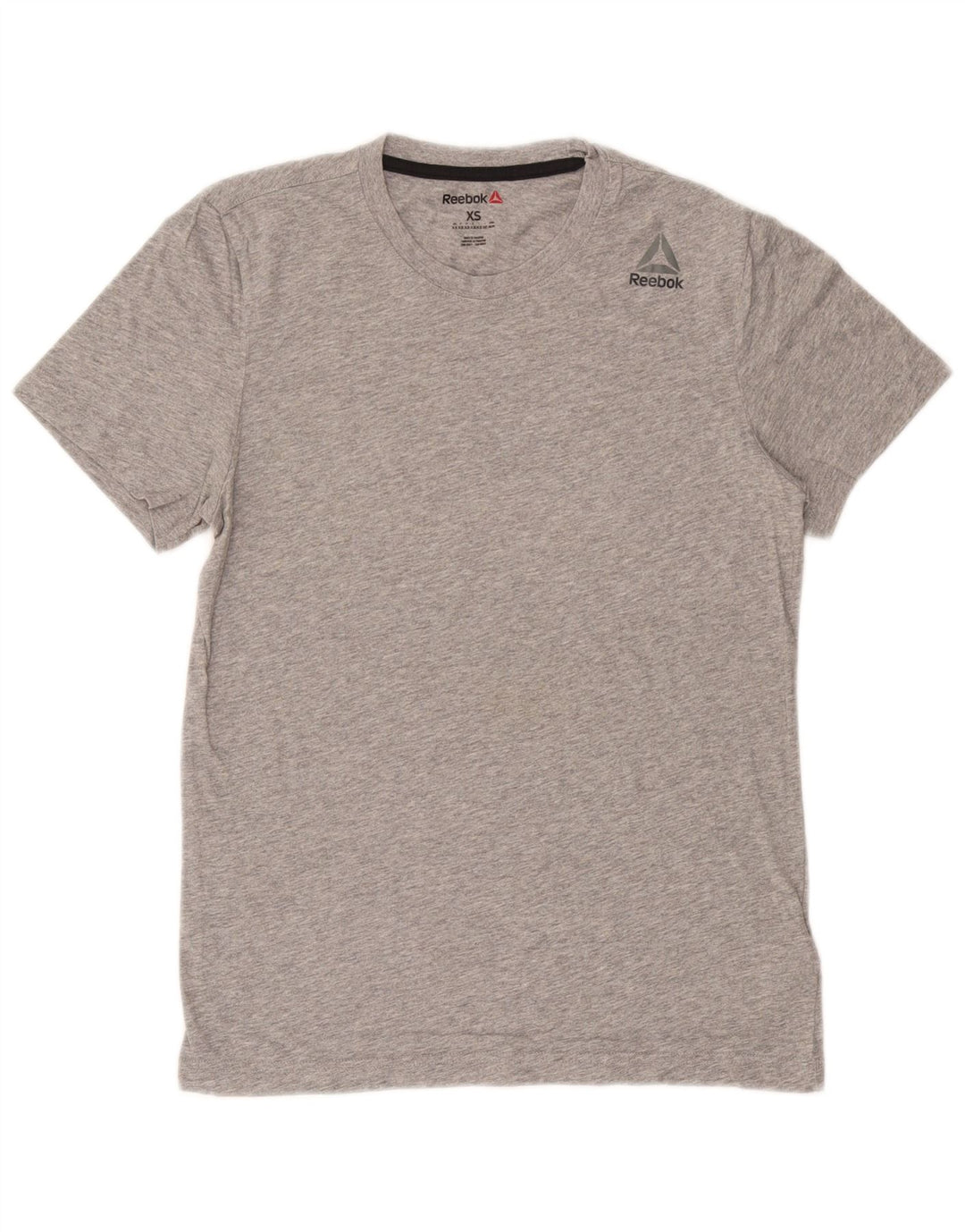 REEBOK Mens T-Shirt Top XS Grey Flecked Cotton