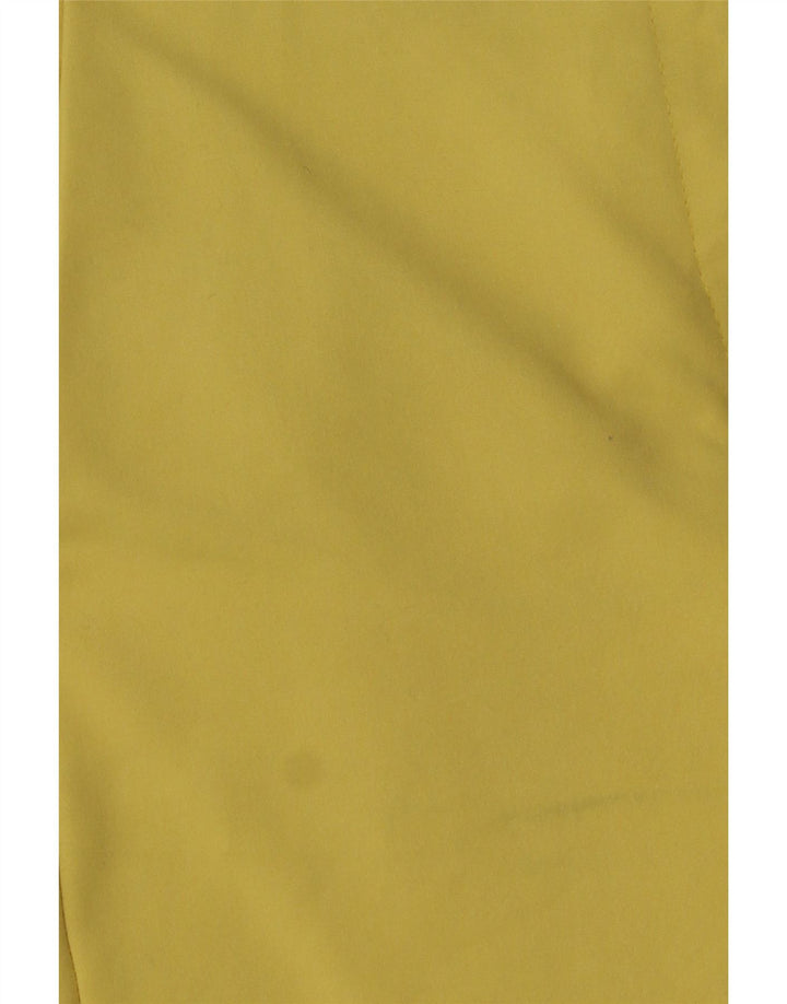 Zara Womens Slim Chino Trousers Medium W28 L26 Yellow