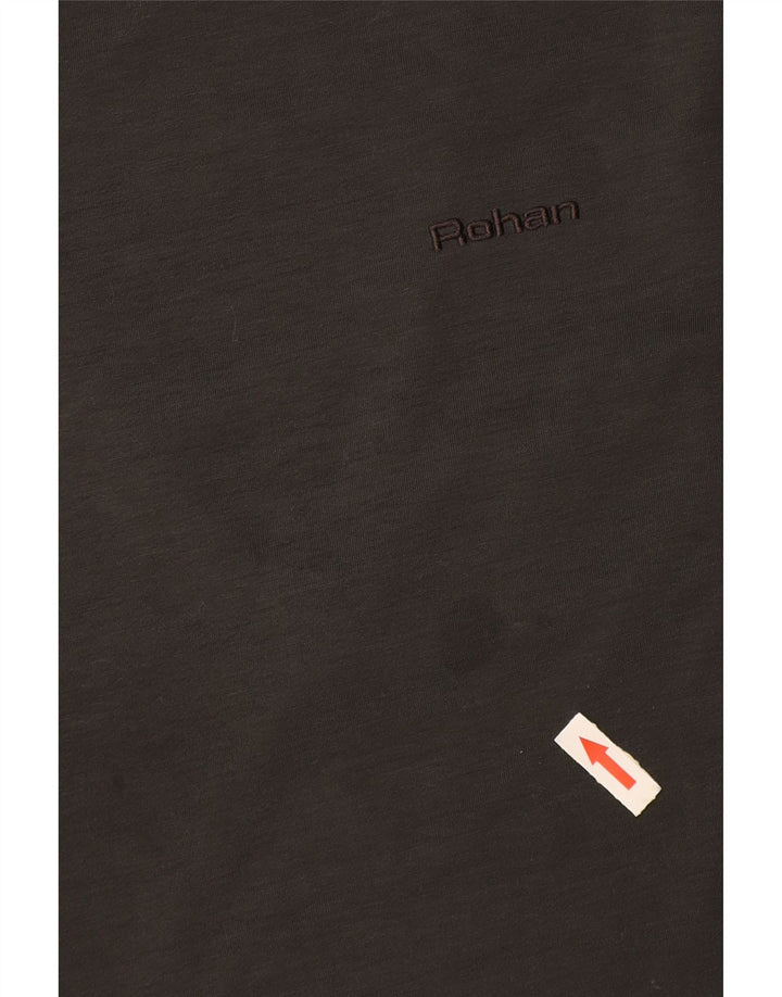 ROHAN Mens T-Shirt Top Large Grey Polyester