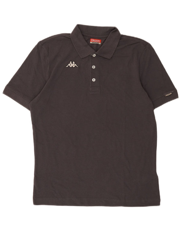 Kappa Mens Polo Shirt Medium Grey Cotton