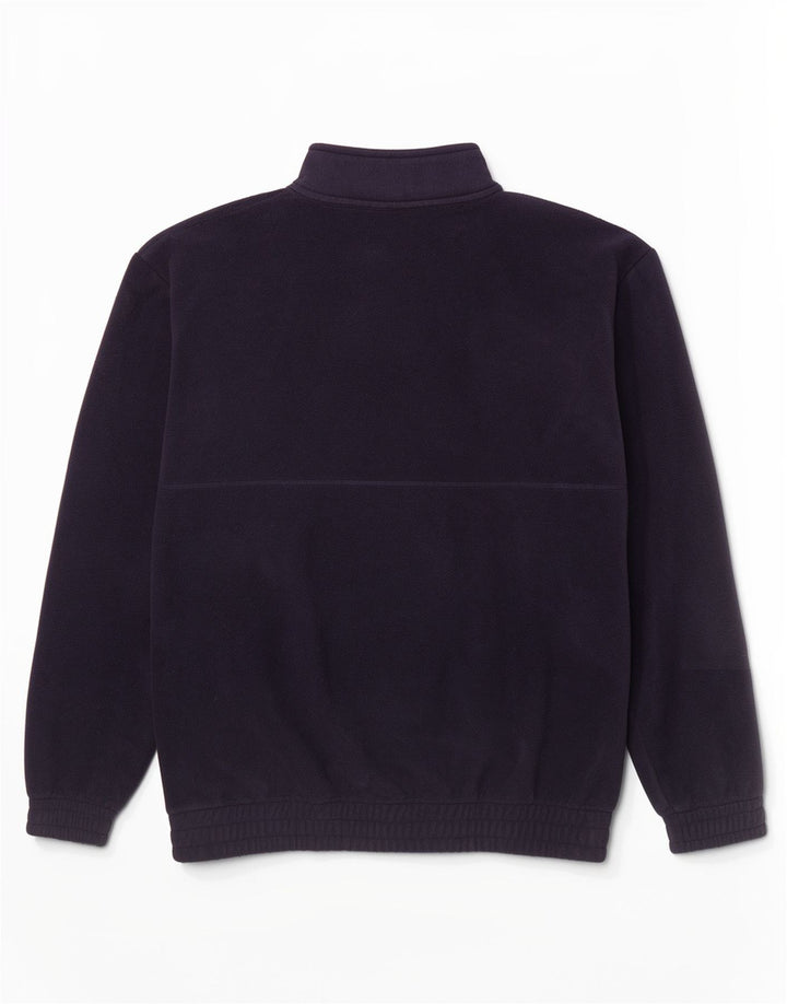 Fila Mens Zip Neck Fleece Jumper Medium Navy Blue