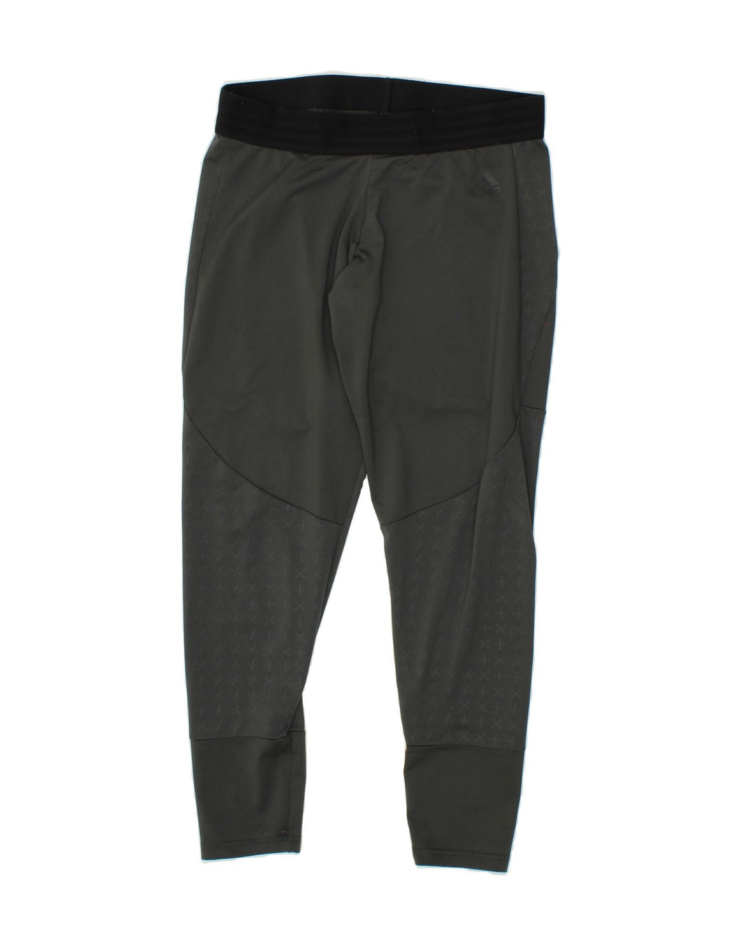 ADIDAS Womens Leggings UK 16/18 Large Grey Vintage Adidas and Second-Hand Adidas from Messina Hembry 