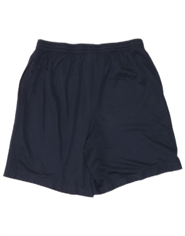 STARTER Mens Sport Shorts Medium Navy Blue Polyester
